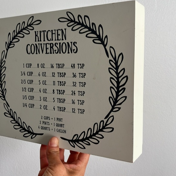 Kitchen Conversion Chart - Picture 2 of 3